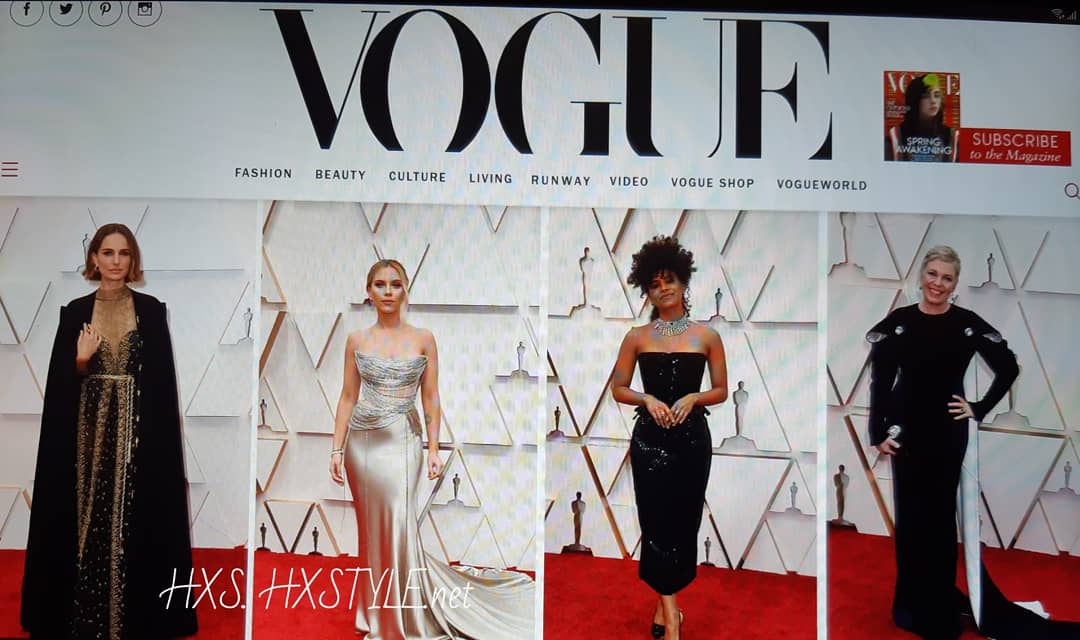 VOGUE NEWS&TRENDS. USA. New York. Dolby Theatre in LOS ANGLES OSCARS AWARDS 2020&Red Carpet.            Celebrate, Beauty, Jewelry…Culture, World Famous&Movie People, Stars…..12.2.2020 Watched 35+41…76 Times. Favourite. FashionBlog&Lifestyle HXS. HXSTYLE.net